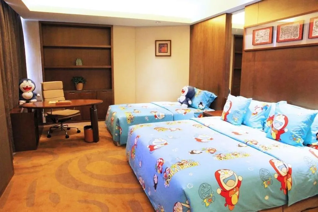 Bed in Wuhan Gleetour Hotel