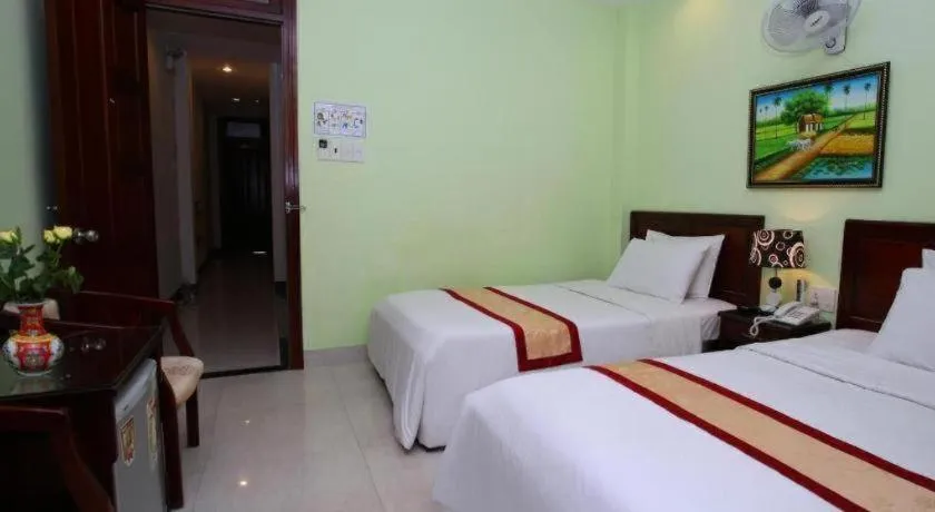 Bed in Souvenir Nha Trang Hotel