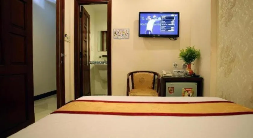 Bed in Souvenir Nha Trang Hotel