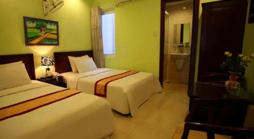 Bed in Souvenir Nha Trang Hotel