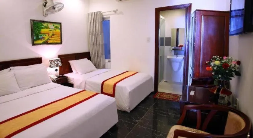 Bed in Souvenir Nha Trang Hotel