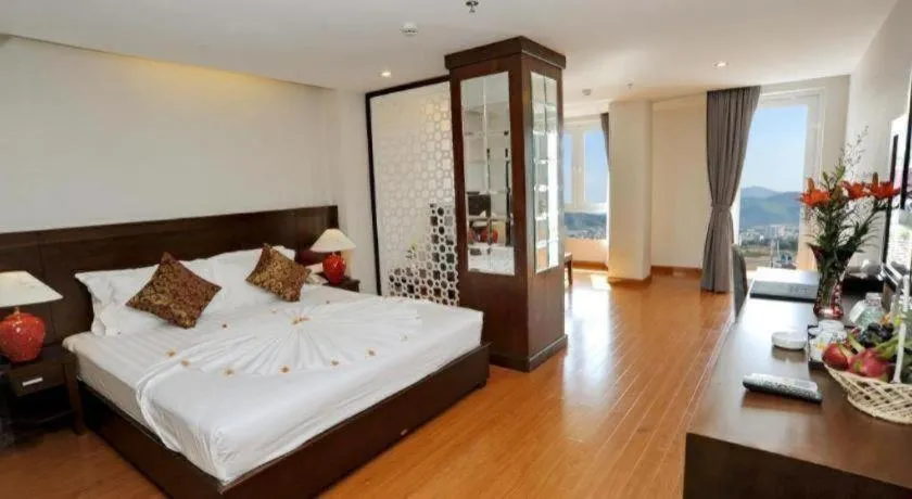 Bed in Hanoi Golden Hotel