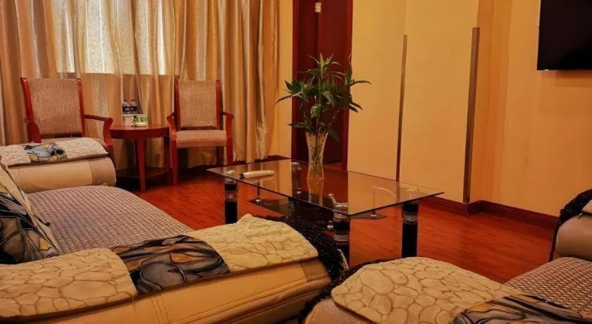 Bed in GreenTree Inn Yixing Zhangzhu Express Hotel