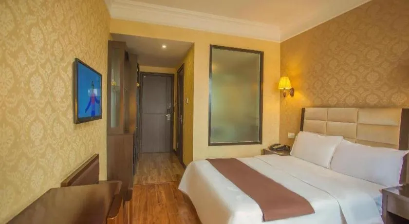 Bed in Anshan Camilla Business Hotel