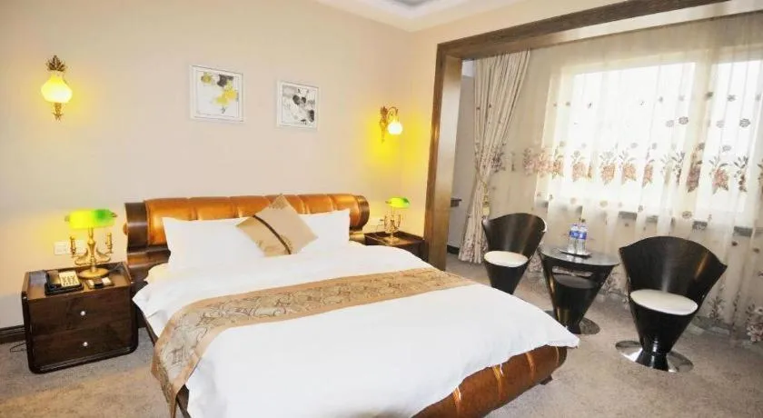 Bed in Anshan Camilla Business Hotel