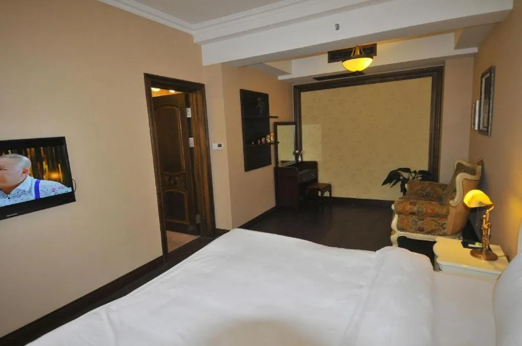 Bed in Anshan Camilla Business Hotel