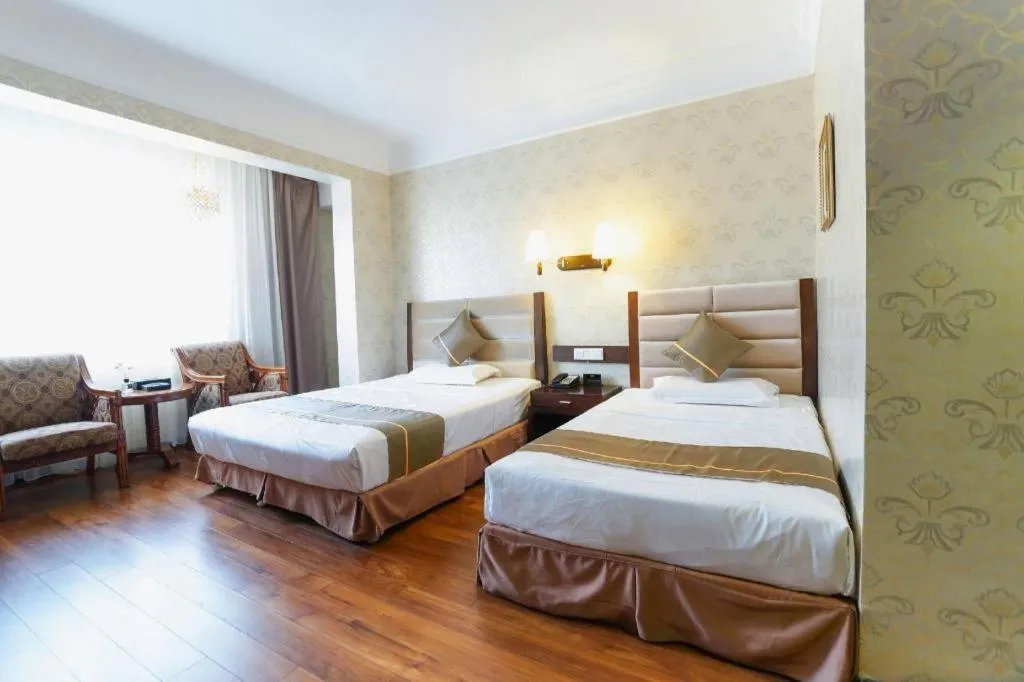 Bed in Anshan Camilla Business Hotel