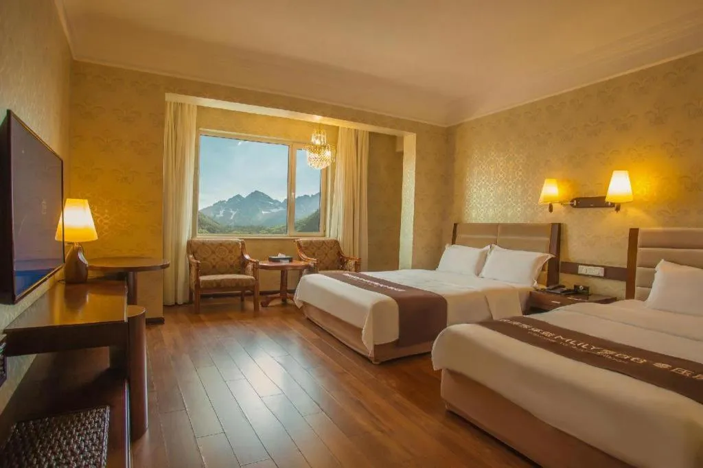 Bed in Anshan Camilla Business Hotel