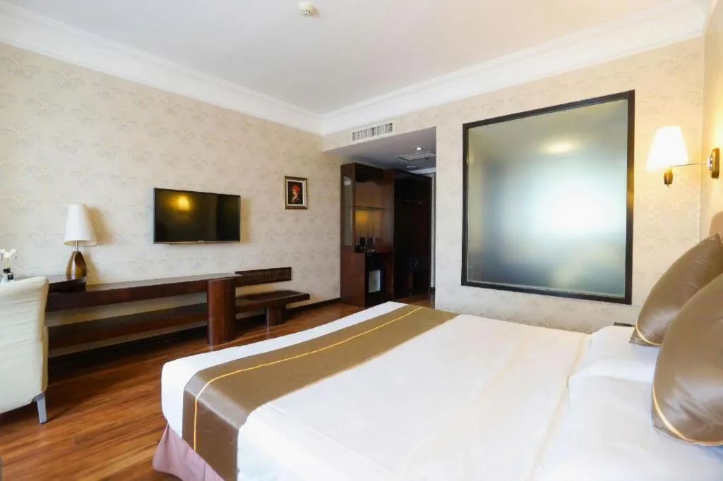 Bed in Anshan Camilla Business Hotel