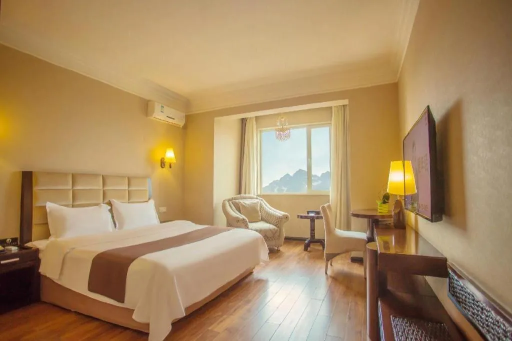 Bed in Anshan Camilla Business Hotel