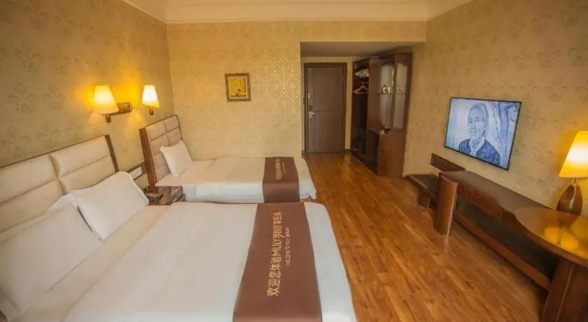 Bed in Anshan Camilla Business Hotel