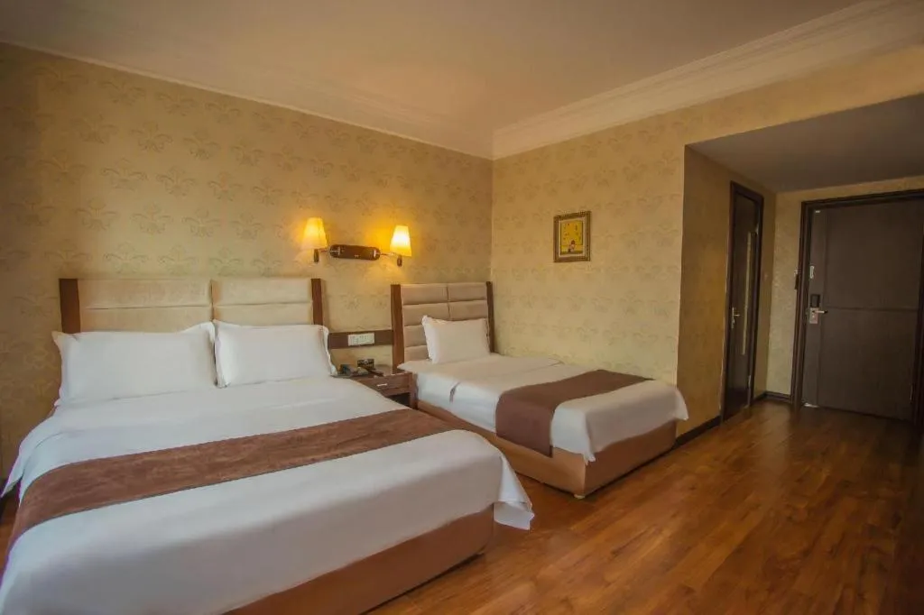 Bed in Anshan Camilla Business Hotel