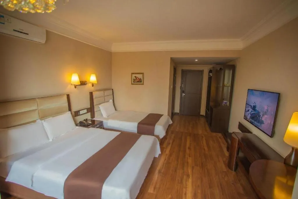 Bed in Anshan Camilla Business Hotel