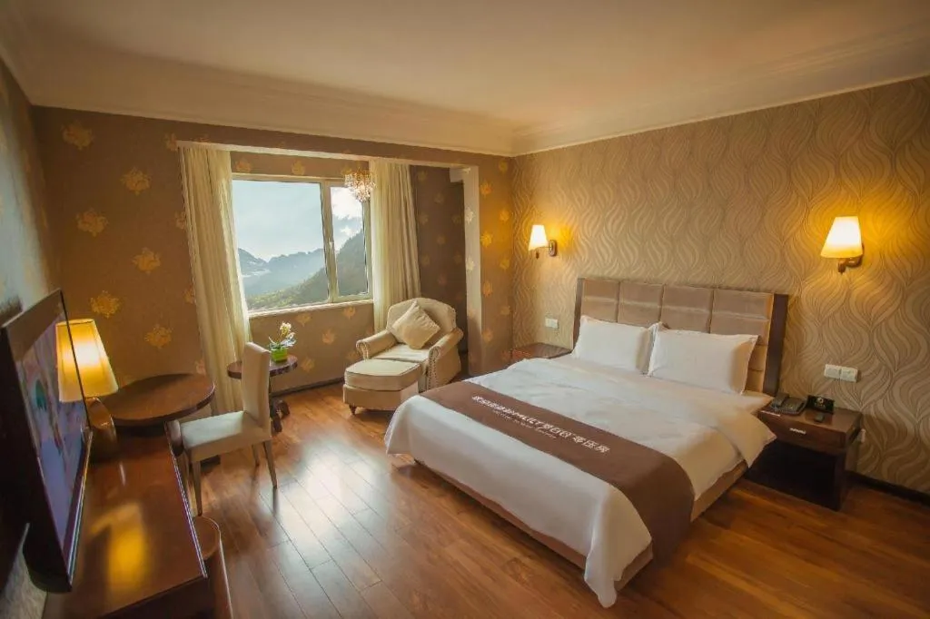 Bed in Anshan Camilla Business Hotel