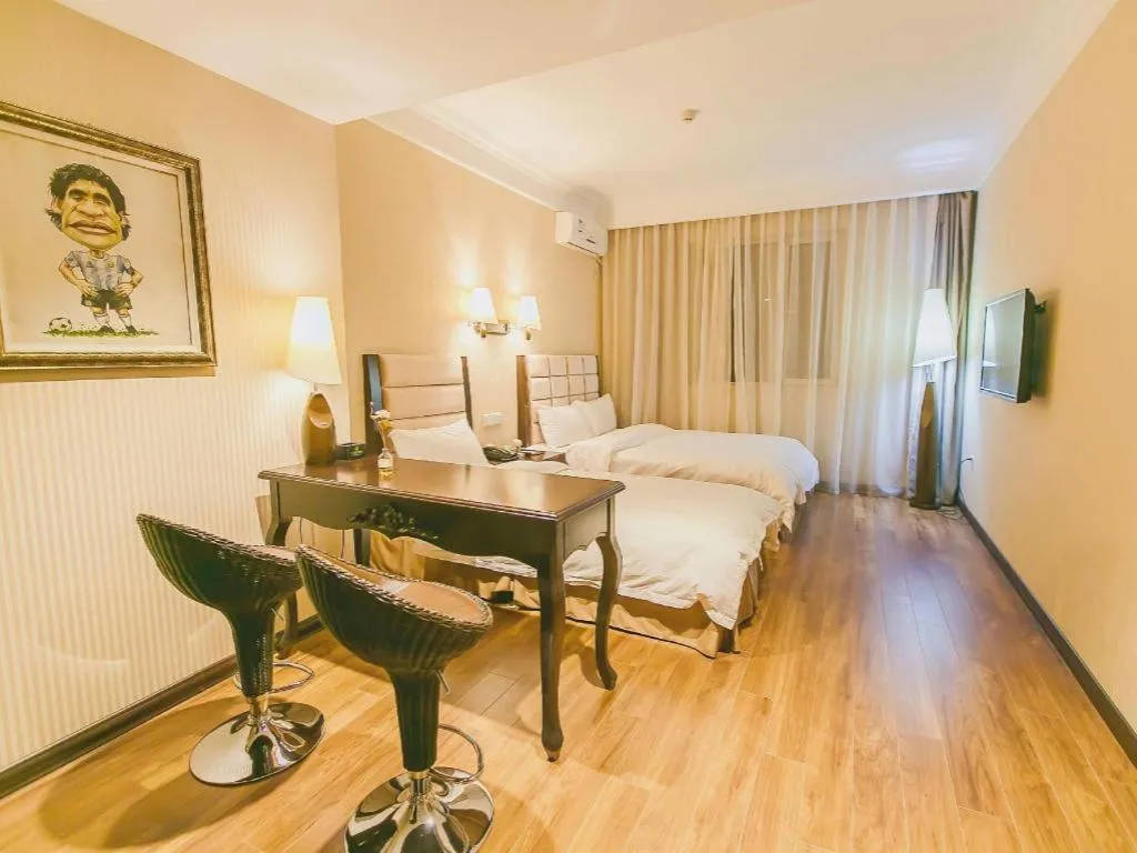 Bed in Anshan Camilla Business Hotel