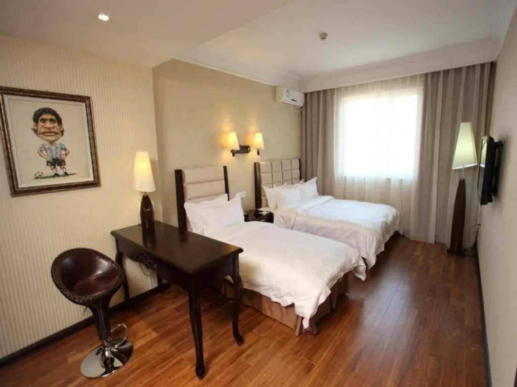 Bed in Anshan Camilla Business Hotel