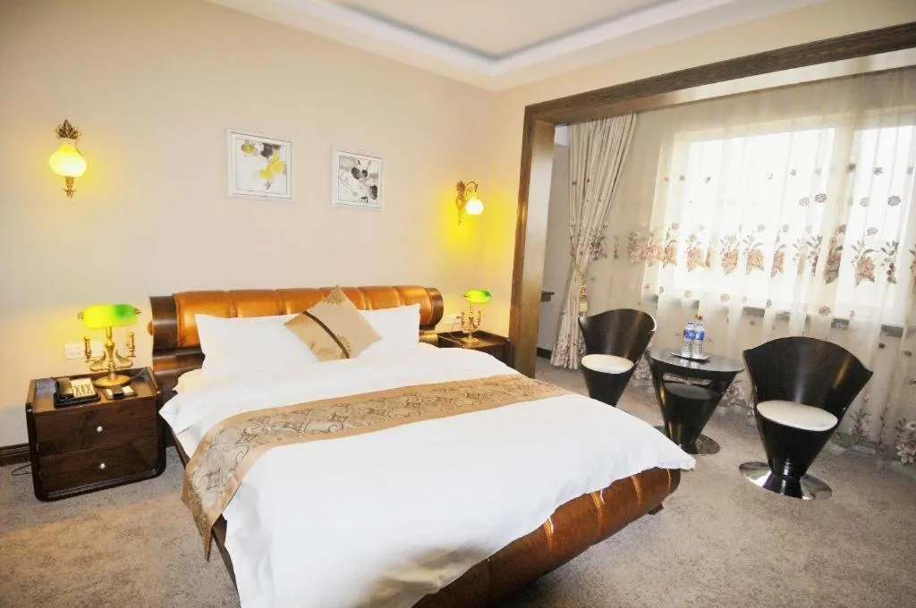 Bed in Anshan Camilla Business Hotel