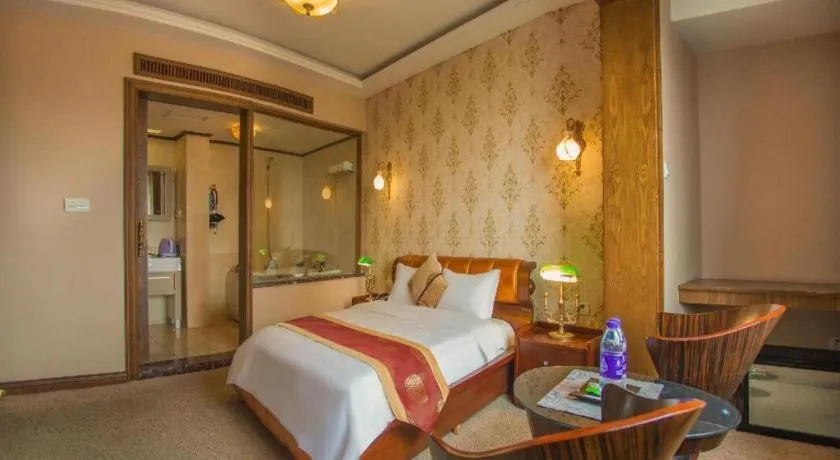 Bed in Anshan Camilla Business Hotel