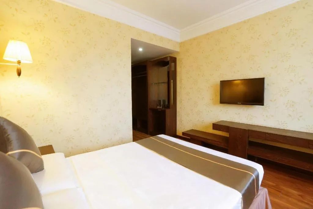 Bed in Anshan Camilla Business Hotel