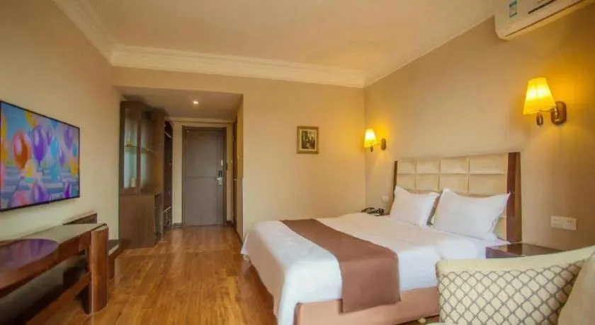 Bed in Anshan Camilla Business Hotel