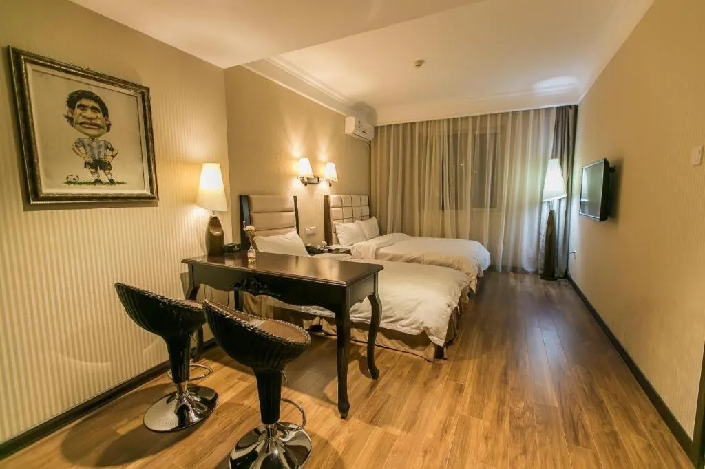 Bed in Anshan Camilla Business Hotel