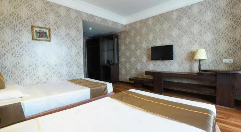 Bed in Anshan Camilla Business Hotel