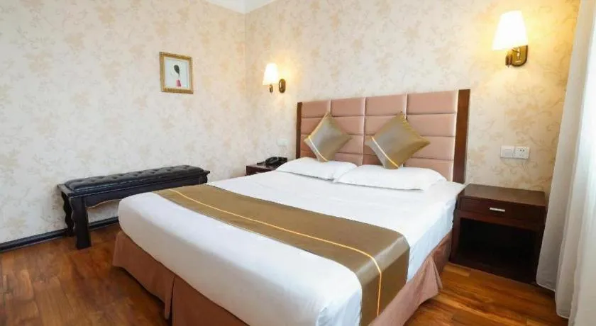 Bed in Anshan Camilla Business Hotel