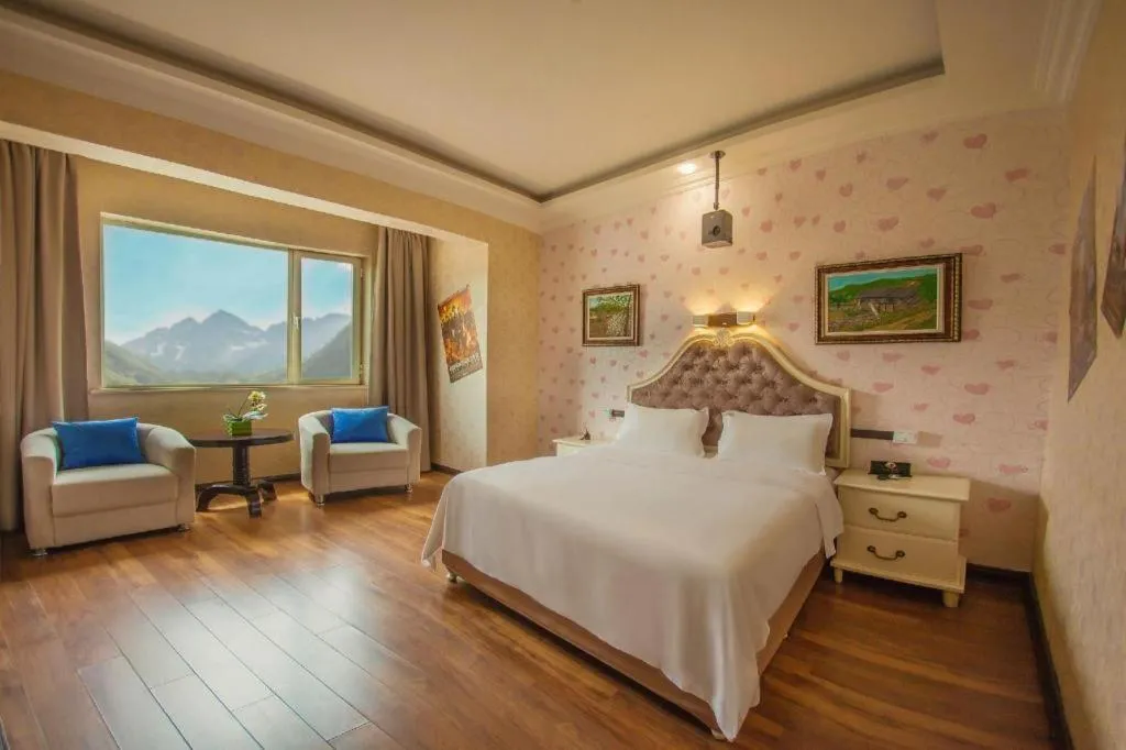 Bed in Anshan Camilla Business Hotel