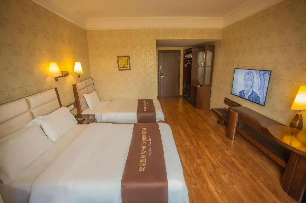 Bed in Anshan Camilla Business Hotel