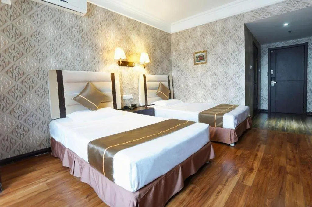 Bed in Anshan Camilla Business Hotel