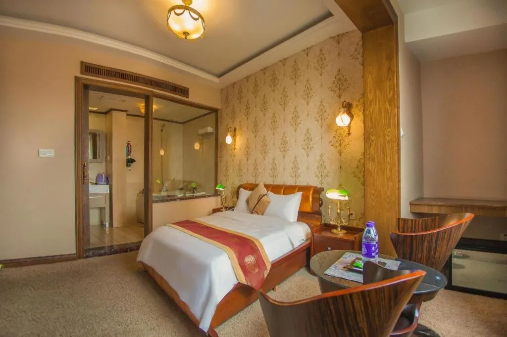 Bed in Anshan Camilla Business Hotel