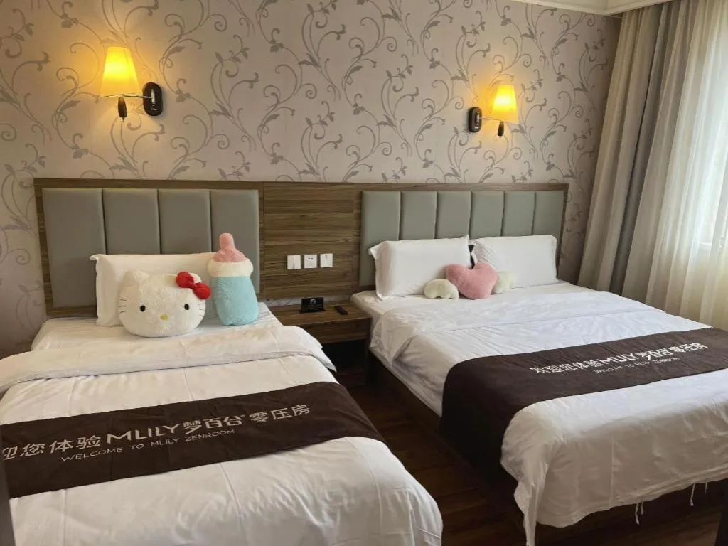 Bed in Anshan Camilla Business Hotel