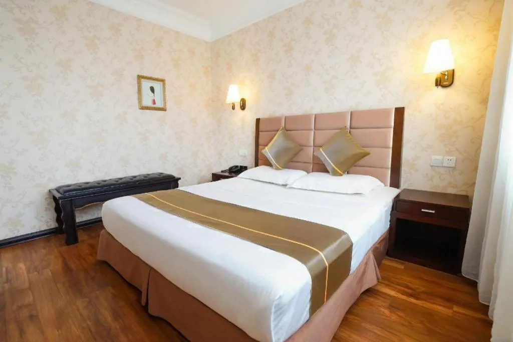 Bed in Anshan Camilla Business Hotel