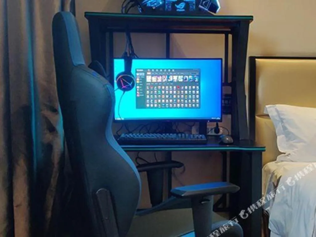 Bed in GreenTree Inn Guangzhou Panyu Bus Station Business Hotel