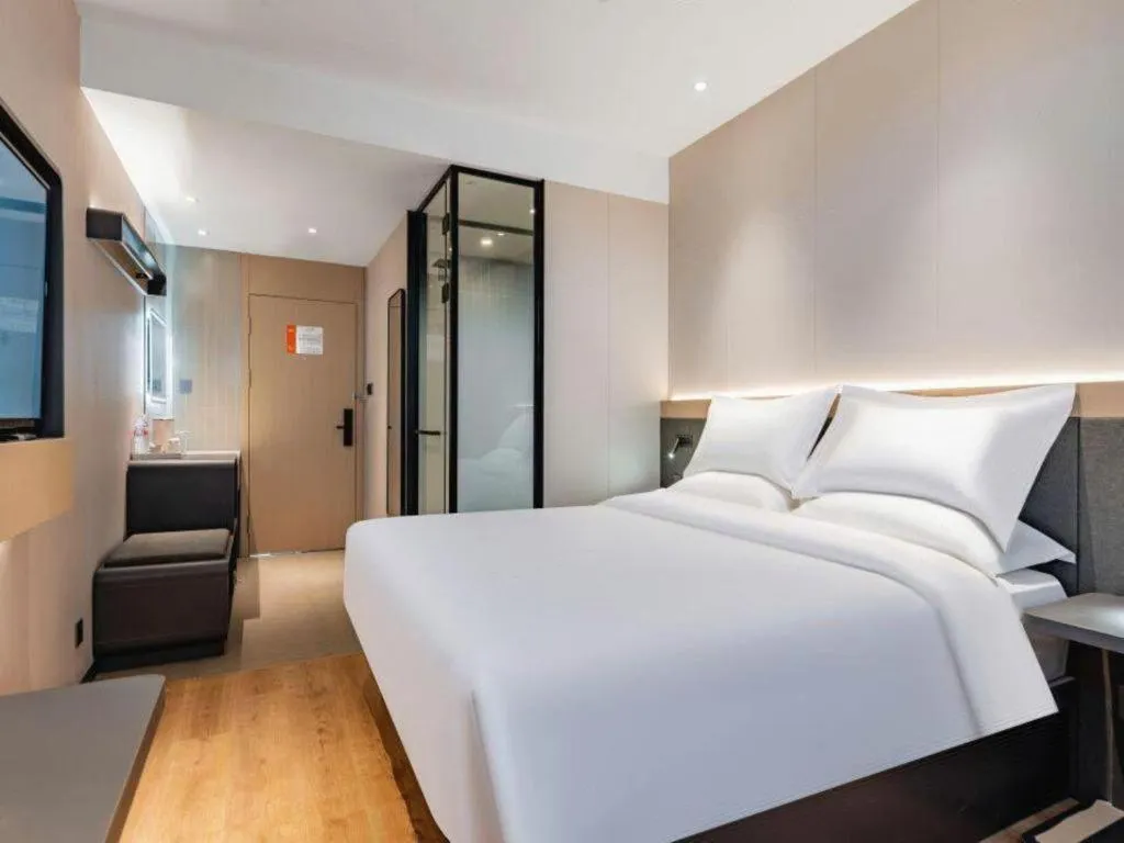 Bed in Jinjiang Inn Baotou Wenhua Road