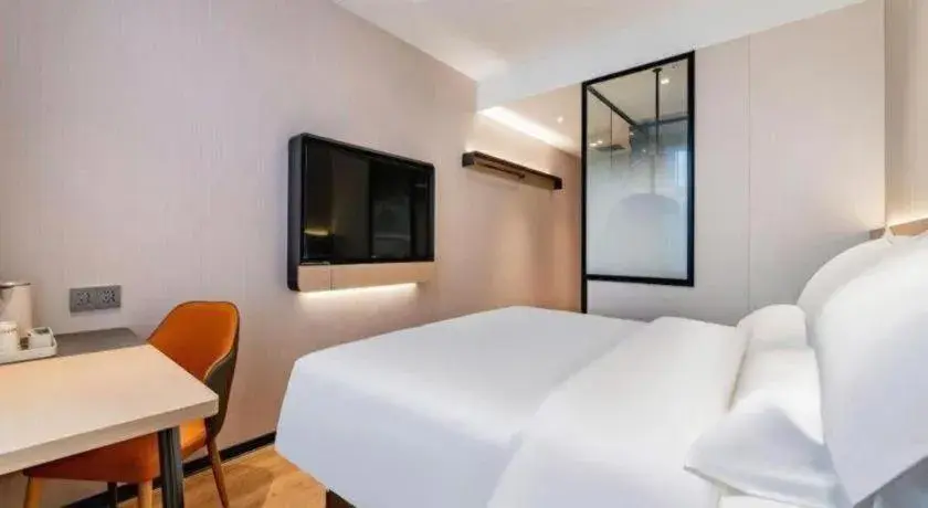 Bed in Jinjiang Inn Baotou Wenhua Road Bed in Jinjiang Inn Baotou Wenhua Road