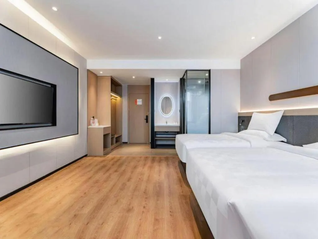 Bed in Jinjiang Inn Baotou Wenhua Road