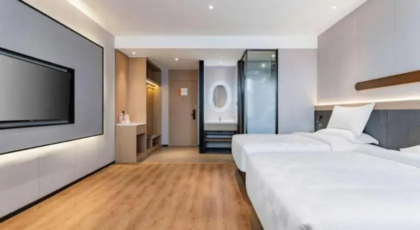 Bed in Jinjiang Inn Baotou Wenhua Road Bed in Jinjiang Inn Baotou Wenhua Road