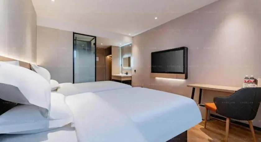 Bed in Jinjiang Inn Baotou Wenhua Road Bed in Jinjiang Inn Baotou Wenhua Road