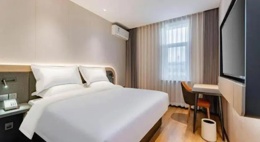 Bed in Jinjiang Inn Baotou Wenhua Road Bed in Jinjiang Inn Baotou Wenhua Road