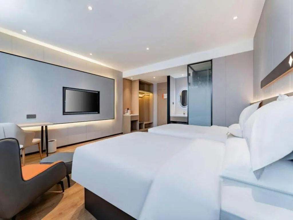 Bed in Jinjiang Inn Baotou Wenhua Road