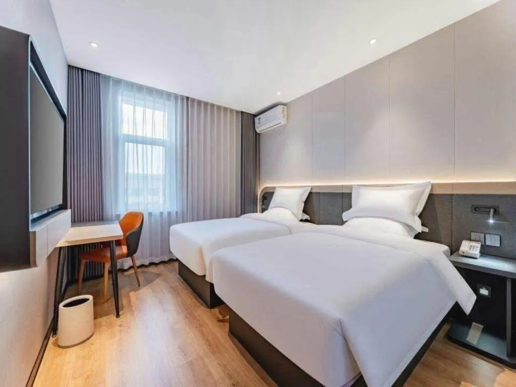 Bed in Jinjiang Inn Baotou Wenhua Road