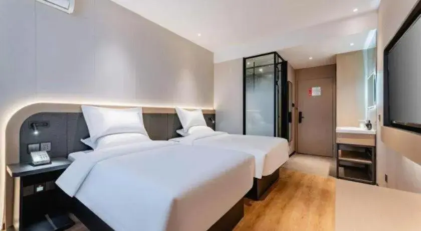 Bed in Jinjiang Inn Baotou Wenhua Road Bed in Jinjiang Inn Baotou Wenhua Road