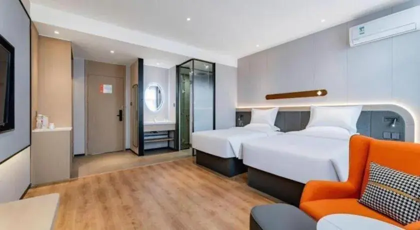 Bed in Jinjiang Inn Baotou Wenhua Road Bed in Jinjiang Inn Baotou Wenhua Road