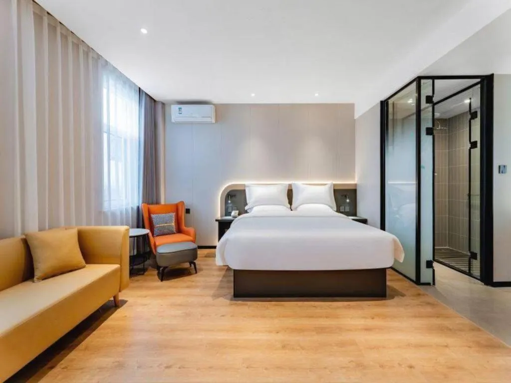 Bed in Jinjiang Inn Baotou Wenhua Road