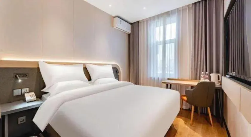 Bed in Jinjiang Inn Baotou Wenhua Road Bed in Jinjiang Inn Baotou Wenhua Road