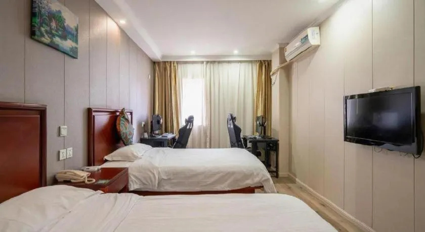 Bed in GreenTree Inn Wuxi Guangrui Road Hotel