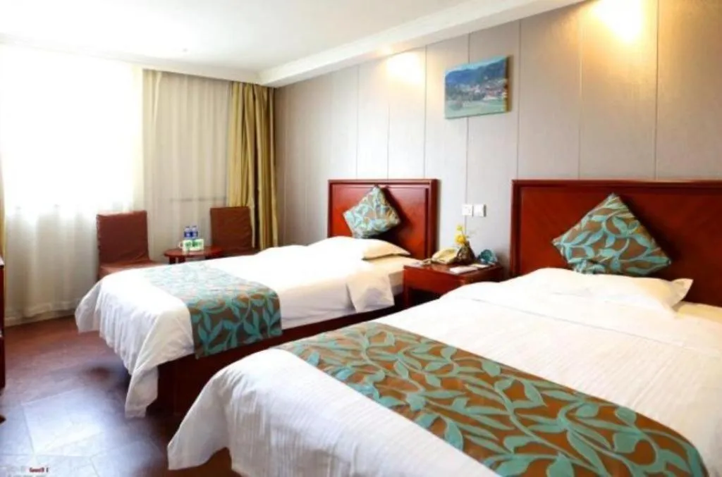 Bed in GreenTree Inn Wuxi Guangrui Road Hotel