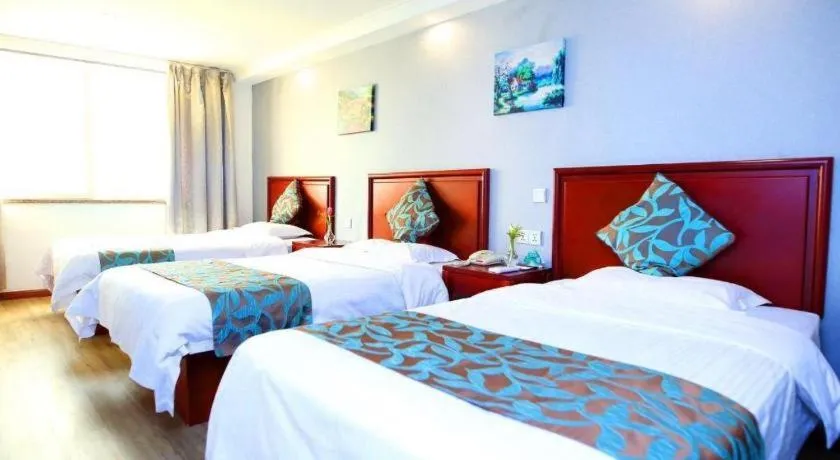Bed in GreenTree Inn Wuxi Guangrui Road Hotel