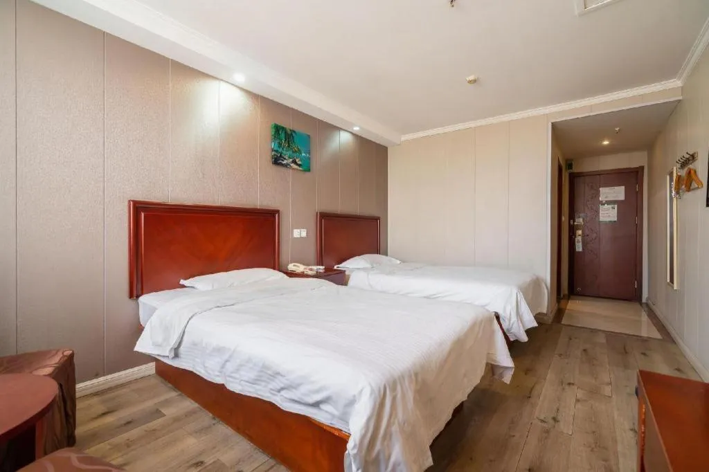 Bed in GreenTree Inn Wuxi Guangrui Road Hotel